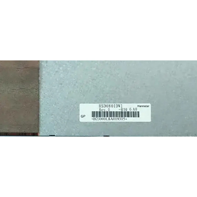 8.0 pulgadas TFT Hannstar HSD080IDW1-B10 Panel de pantalla LCD