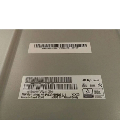 43.0 pulgadas 51PPI P430HVN01.1 Pantalla LCD