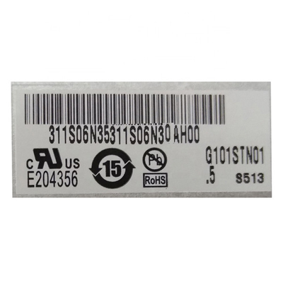 Venta caliente 10.1 pulgadas G101STN01.5 50 pines pantalla LCD industrial