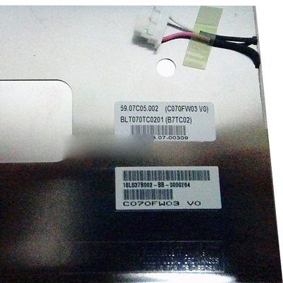 Para AUO C070FW03 V0 7.0 pulgadas 30 pines TFT pantalla LCD