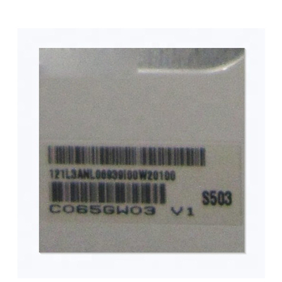 6.5 pulgadas C065GW03 V1 55 pines Pantalla LCD paralela RGB 72PPI