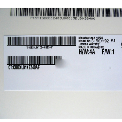 Nuevo B156XW02 V2 HW4A 15.6 pulgadas con controlador LED pantalla LCD