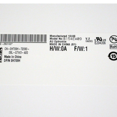 Pantalla LCD de tamaño 15.4 pulgadas con banda vertical RGB B154EW09 V2