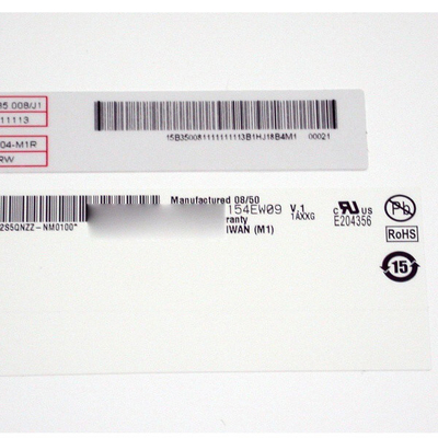 Pantalla LCD de tamaño RGB 1280*800 de 15,4 pulgadas B154EW09 V1