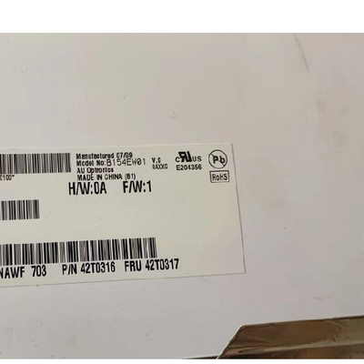 B154EW01 V0 15,4 pulgadas 1280*800 98PPI Pantalla LCD