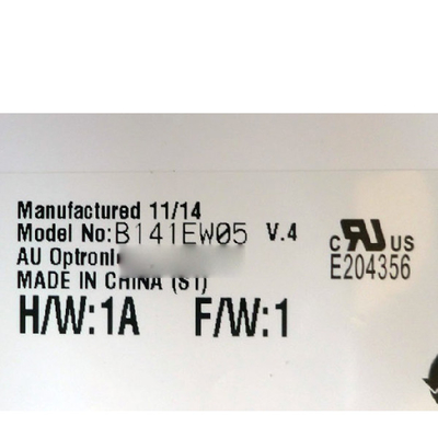 B141EW05 V4 14,1 pulgadas 1280*800 TFT-LCD
