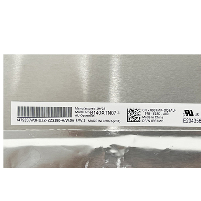 B140XTN07.4 14,0 pulgadas 1366*768 Para pantallas TFT-LCD de computadoras portátiles