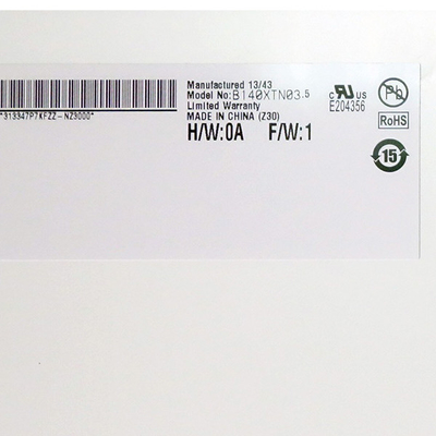 B140XTN03.5 14,0 pulgadas 1366*768 Para pantallas TFT-LCD de computadoras portátiles