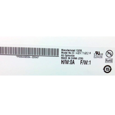 B140XTN02.6 14,0 pulgadas 1366*768 TFT-LCD para computadoras portátiles