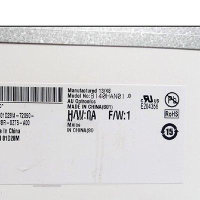 B140HAN01.0 HW1A 14,0 pulgadas 1920*1080 Pantalla LCD para computadora portátil