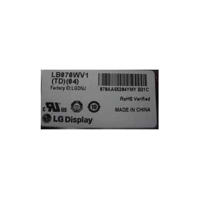 LB070WV1-TD04 Pantalla LCD original de 7,0 pulgadas para navegación GPS de automóviles