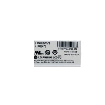 LB070WV1-TD07 Pantalla LCD original de 7,0 pulgadas para fotograma digital