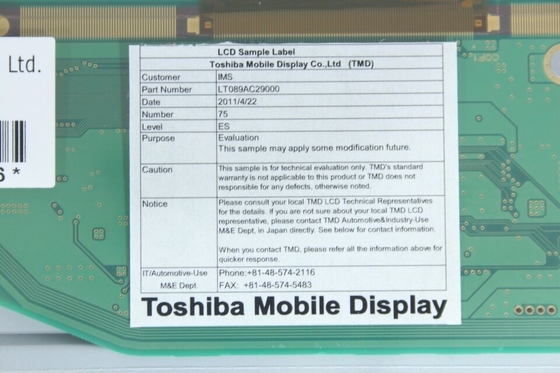 LT089AC29000 WLED 262K 8.9 pulgadas pantalla LCD pantalla LCD panel
