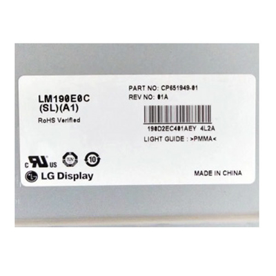 LM190E0C-SLA1 19.0 pulgadas 1280 * 1024 módulo de pantalla LCD
