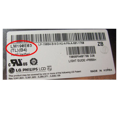 LM190E03-TLB4 19.0 pulgadas 1280*1024 módulo de pantalla LCD