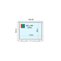 COM57H5M64KSC 640*480 5,7 pulgadas 33 pines Pantalla LCD