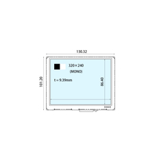 COM57T5M71ZSC 5,7 pulgadas 320*240 33 pines 60Hz Pantalla LCD