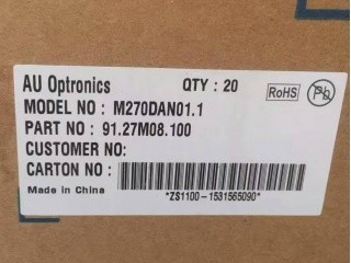 M270DAN01.1 CELLA 2560*1440 Pantalla LCD Display 27 pulgadas panel LCD