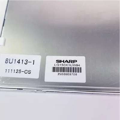 Exhibición de panel LCD industrial de 15 pulgadas LQ150X1LW94 para la máquina