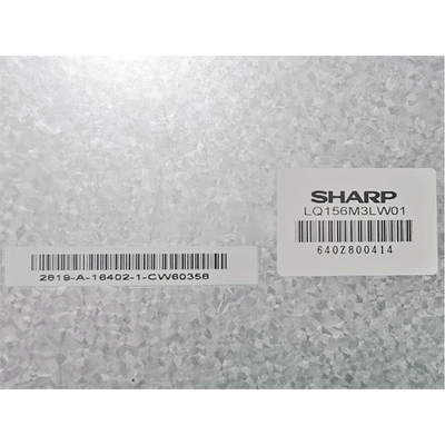 Exhibición de panel LCD industrial de la pulgada LQ156M3LW01 de los monitores LCD 15,6