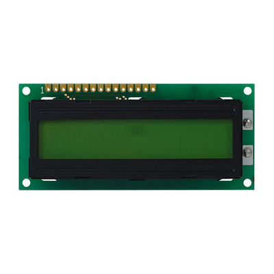 líneas pantalla del × 1 de los caracteres de 2,4 pulgadas 16 de los módulos DMC-16105NY-LY-ANN lcd del LCD