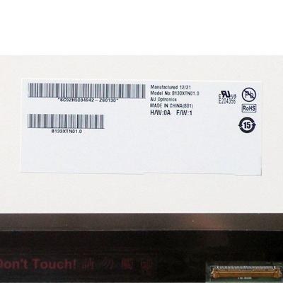 Pantalla B133XTN01.0 del ordenador portátil del LCD de 13,3 pulgadas para la pantalla táctil de Lenovo U310