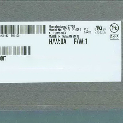 Pantalla B201SW01 V0 del panel LCD del ordenador portátil de la pulgada 1680×1050 de AUO 20,1