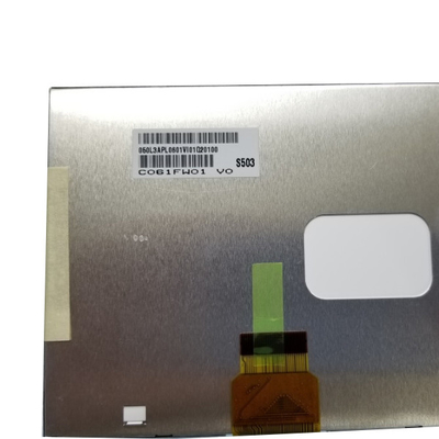Pantalla LCD de la navegación del DVD del coche de AUO 480 (RGB) ×234 C061FW01 V0