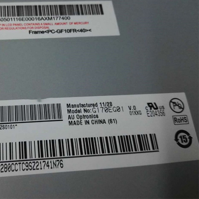 Conector de pernos del panel 1280x1024 LVDS 30 de M170EG01 V0 TFT LCD