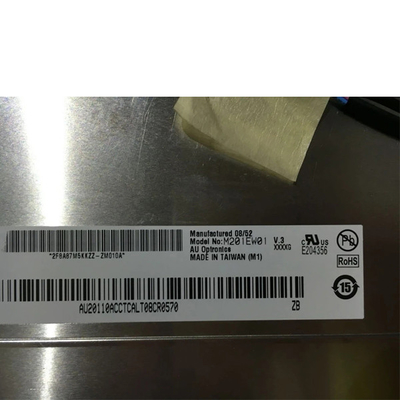 AUO M201EW01 V3 1680*1050 uno-Si TFT LCD, pantalla del ordenador portátil de LCM LCD