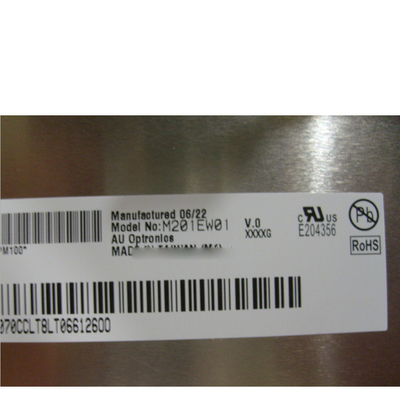 M201EW01 V0 1680*1050 uno-Si TFT LCD, LCM LVDS (2 ch, de 8 bits), monitor de escritorio del conector de 30 pernos