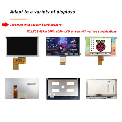 Buen precio Conductor Board 800x480 IPS del Pin LCD de HDMI VGA sistema de pesos americano 50 en línea