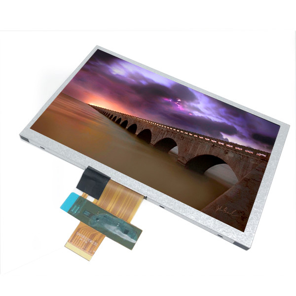 Tablero de regulador de los pernos LVDS de la alta resolución 40 del panel de exhibición de NJ080IA-10D 8inch lcd 1024*600
