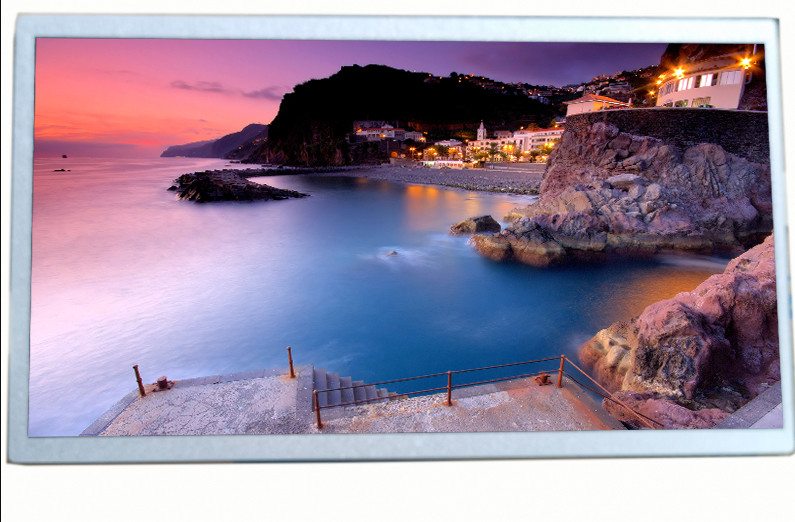 G101STN01.D AUO el panel de exhibición de TFT LCD de 10,1 pulgadas con 1024x600 y 40 interfaz de los pernos LVDS