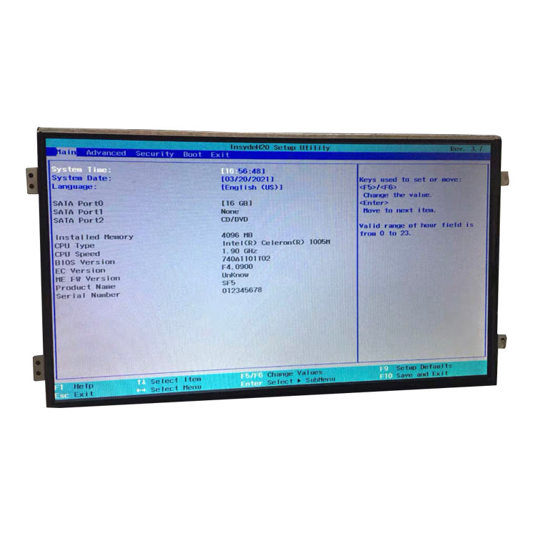 Modulo de pantalla LCD de 1024*600 TFT de 10,1 pulgadas original Panel HSD101PFW4-A00-0299