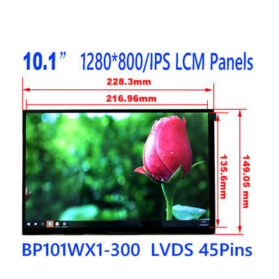 Buen precio BOE 10,1 PIN BP101WX1-300 RGB 1280x800 WXGA 149PPI de la pantalla LCD 45 de la pulgada en línea