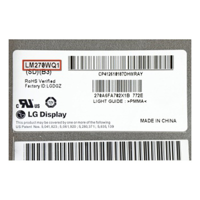 Buen precio LM270WQ1-SDB3 27.0 pulgadas 2560*1440 Panel de pantalla LCD para LG en línea