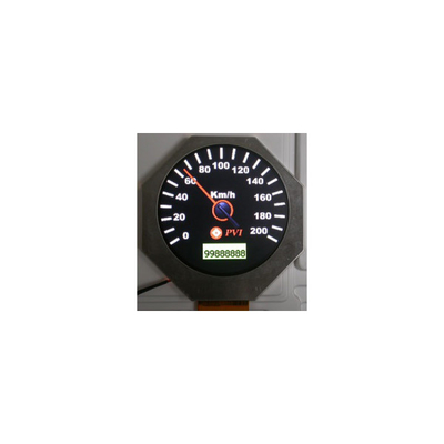 Buen precio Panel de LCD pequeño de 2.3 pulgadas PO023TX1 240*240 1000 cd/m2 para medidores en línea