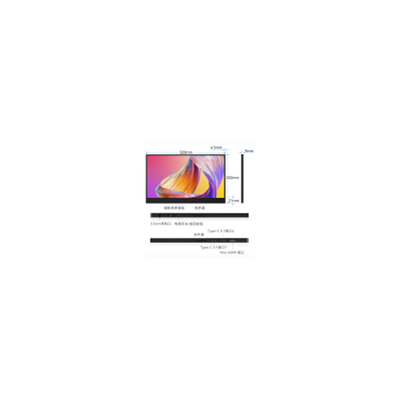Buen precio 14.0 pulgadas de alto brillo a todo color 1080P de alta definición portátil pantalla ultra delgada extendida para juegos y entretenimiento en línea