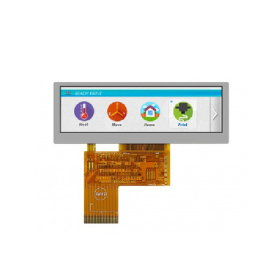 WF39BSQASDNN0 Winstar estiró la barra LCD 3,9 pulgadas con la temperatura amplia 480x128 del alto brillo