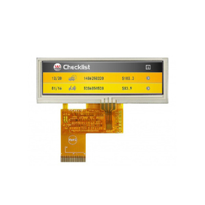 480x128 IPS Winstar estiró la pulgada WF39BTZASDNN0 de la exhibición 3,9 del LCD TFT de la barra